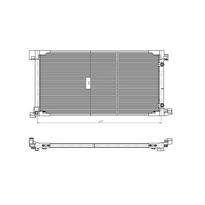 Prius IV PHV / Plug-in (XW52) Condenser, air conditioning NRF 350449 | PriusParts.lt