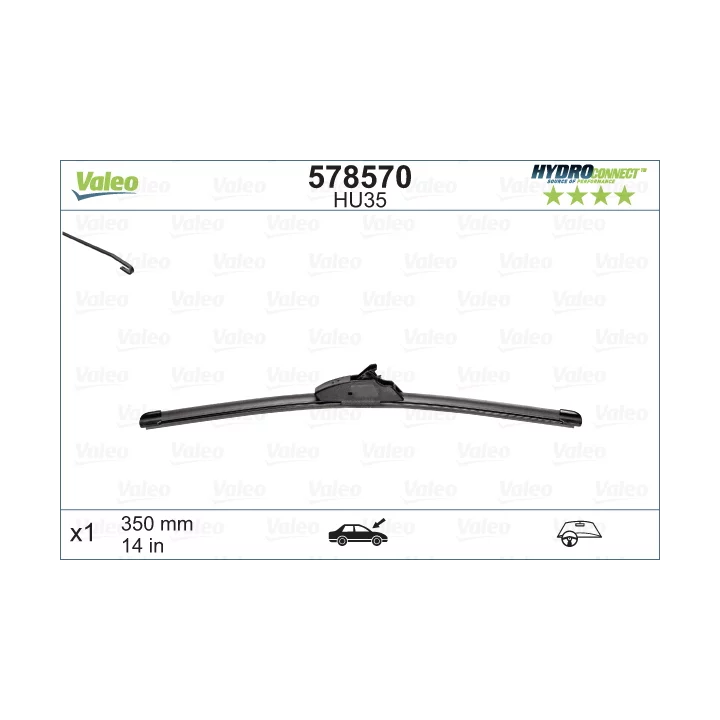Toyota Prius Valytuvo šluotelė VALEO VAL578570 | PriusParts.lt