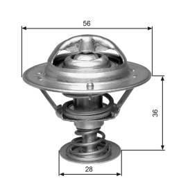 Toyota Prius Thermostat, coolant GATES TH31482G1 | PriusParts.lt