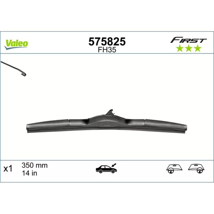 Prius+ (ZVW40/41) 2011–2021 Valytuvo šluotelė VALEO 575825 | PriusParts.lt
