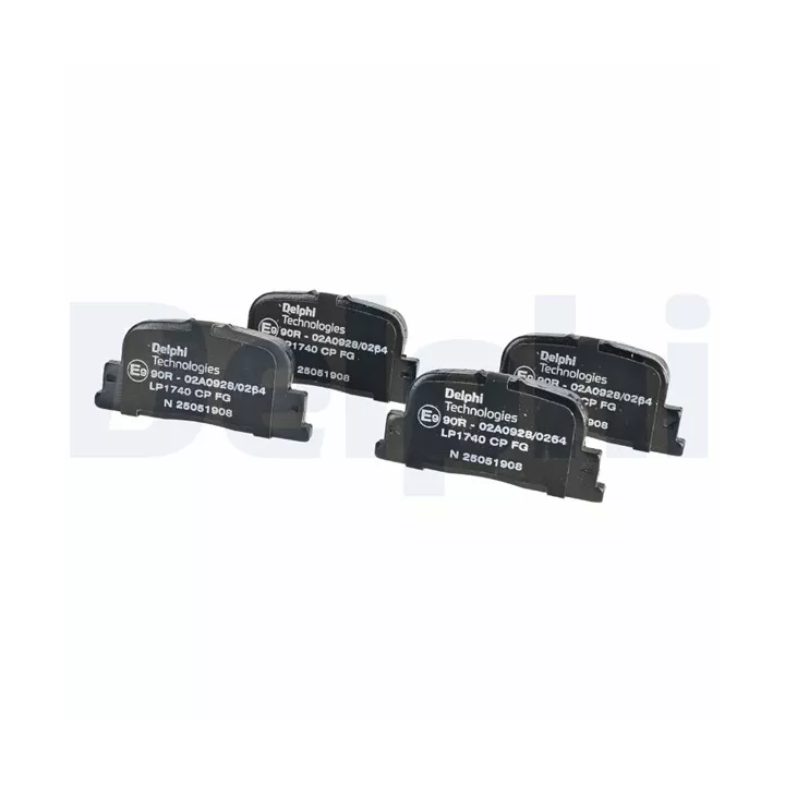 Prius II (XW20) 2003–2009 Brake Pad Set, disc brake DELPHI DELLP1740 | PriusParts.lt