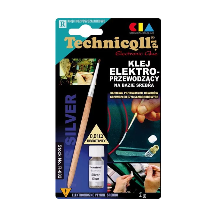Elektrai laidūs klijai 2 g TECHNICQLL R-082 | PriusParts.lt