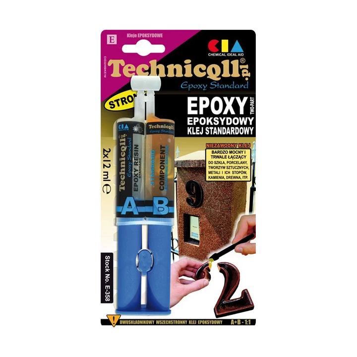 Metal adhesive 2 X12 ml TECHNICQLL E-396 | PriusParts.lt