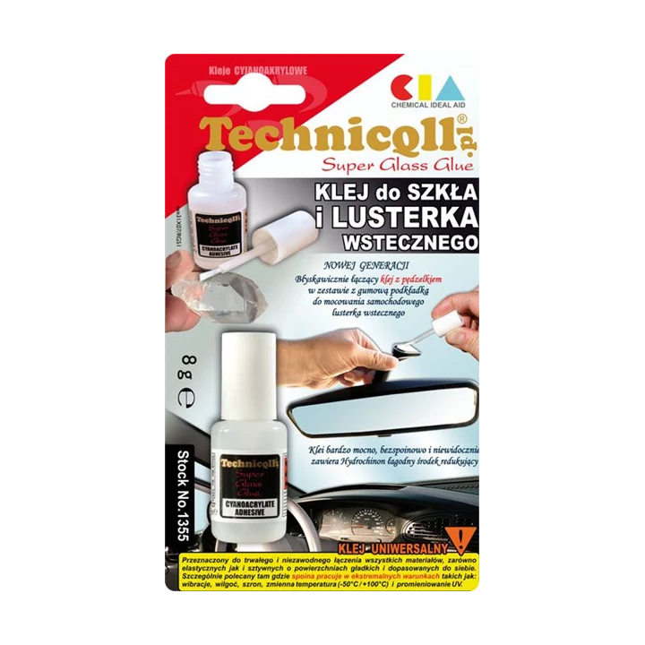 Veidrodėlių ir antenų klijai 8 g TECHNICQLL C-355 | PriusParts.lt
