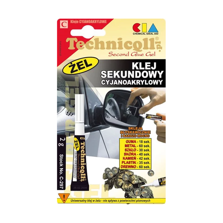 Momentiniai geliniai klijai 2 g TECHNICQLL C-297 | PriusParts.lt
