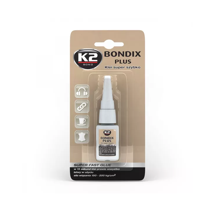 Plastiko klijai Bondix Plus 10 g K2 B101 | PriusParts.lt
