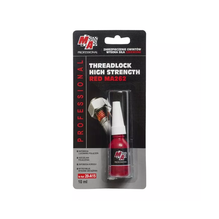 Strong threadlocker red MOJE AUTO 20-A15 | PriusParts.lt
