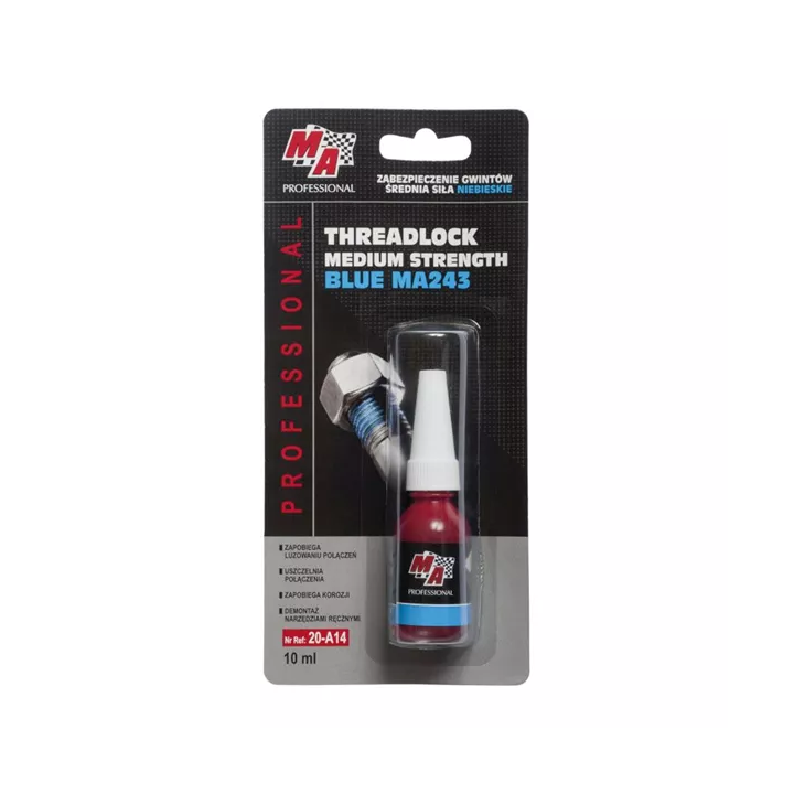 Medium strength threadlocker red MOJE AUTO 20-A14 | PriusParts.lt