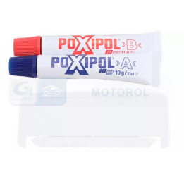 Epoksidiniai klijai Poxipol pilki 14 g AKCESORIA 3KL1454 | PriusParts.lt