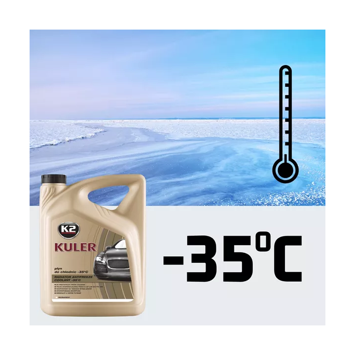 Aušinimo skystis skaidrus -35°C 1 L K2 T201B | PriusParts.lt