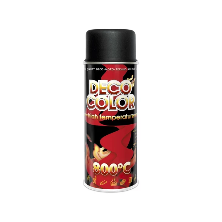 Karščiui atsparūs dažai juodas 400 ml DECO COLOR 300 | PriusParts.lt
