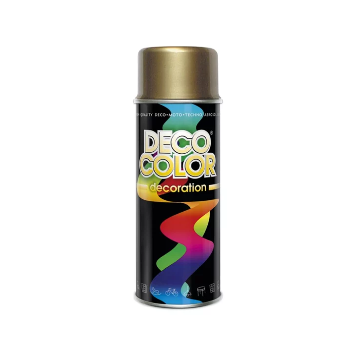 Purškiami dažai RAL 0000 auksinis 400 ml DECO COLOR 200 | PriusParts.lt