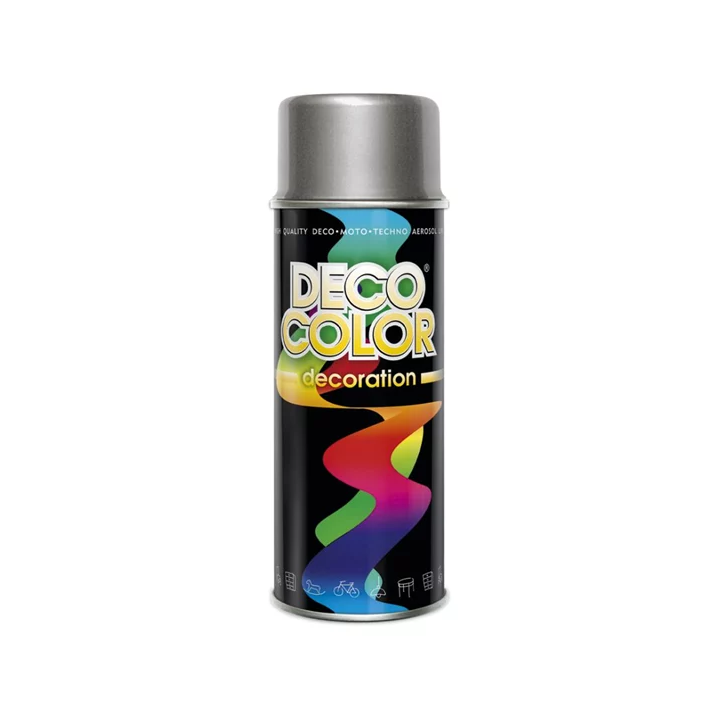 Spray paint RAL 9006 aluminium 400 ml DECO COLOR 160 | PriusParts.lt