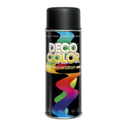 Purškiami dažai RAL 9005 juodas matinis 400 ml DECO COLOR 150 | PriusParts.lt