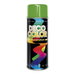 Purškiami dažai RAL 6018 šviesiai žalias 400 ml DECO COLOR 101 | PriusParts.lt