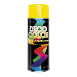 Purškiami dažai RAL 1023 geltonas 400 ml DECO COLOR 001 | PriusParts.lt