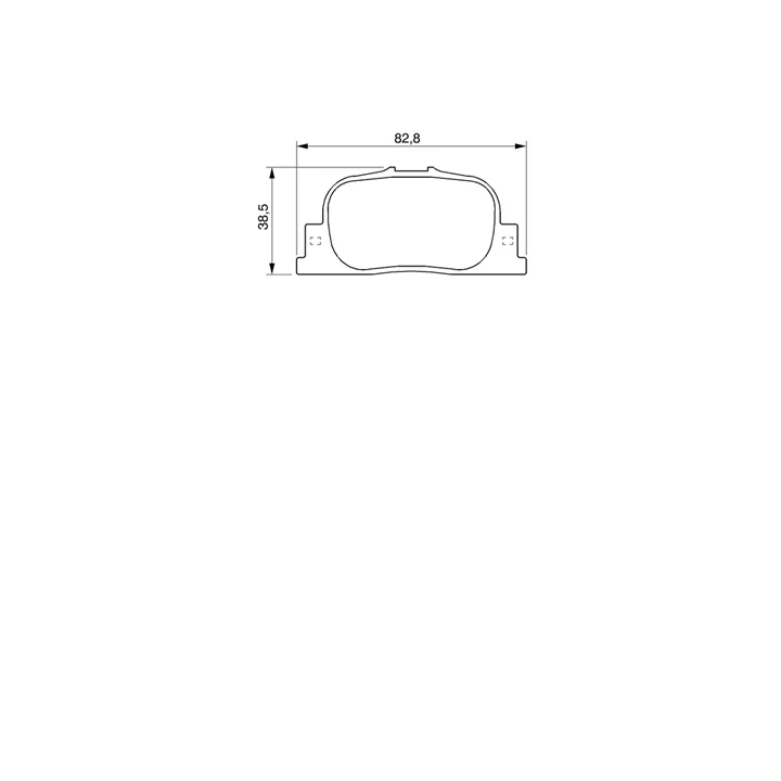 Prius II (XW20) 2003–2009 Stabdžių kaladėlių komplektas BOSCH 0 986 424 730 | PriusParts.lt