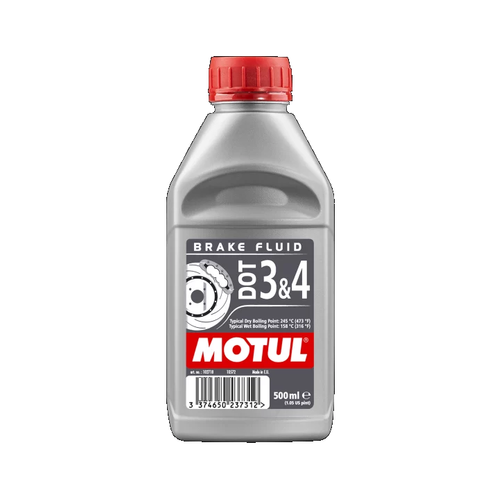 Stabdžių skystis DOT 4 DOT 3 0.5 L MOTUL 102718 | PriusParts.lt