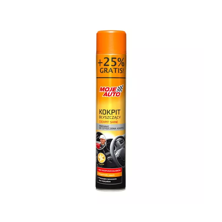 vanilės kvapo blizgi Salono panelės priežiūros priemonė 750 ml MOJE AUTO 19-009 | PriusParts.lt
