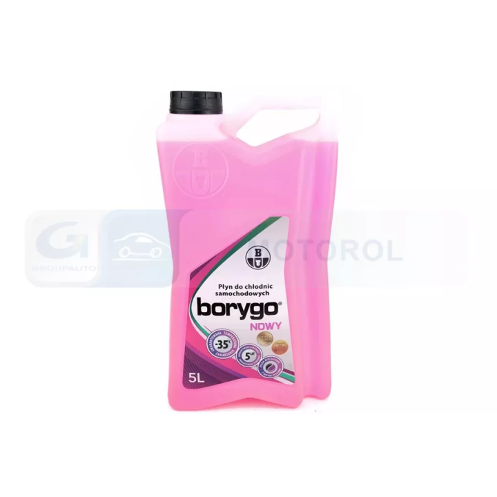 Aušinimo skystis raudonas 5 L BORYGO 14-0155 | PriusParts.lt