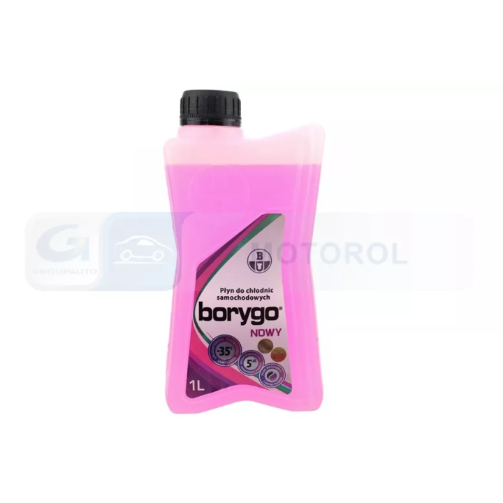 Aušinimo skystis raudonas 1 L BORYGO 3PLBORN1 | PriusParts.lt