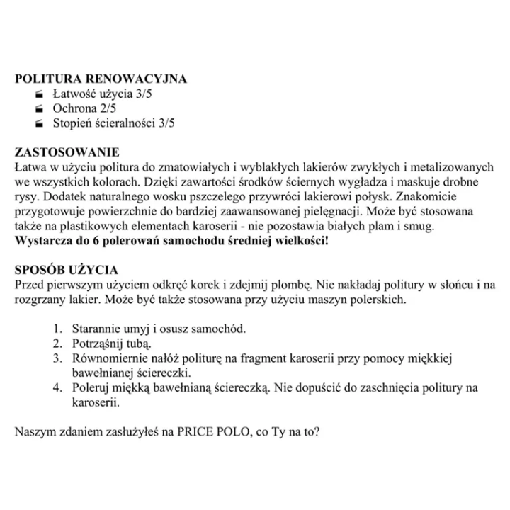 Polishing wax 280 ml AUTOLAND 130110399 | PriusParts.lt