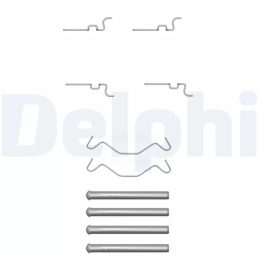 Toyota Prius Accessory Kit, disc brake pad DELPHI DELLX0435 | PriusParts.lt