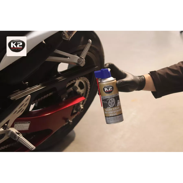 Sausas grandinės tepalas 400 ml K2 W143 | PriusParts.lt
