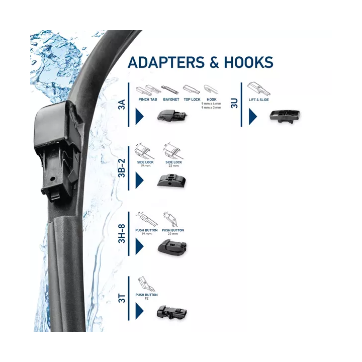 Toyota Prius Wiper Blade HELLA 9XW 358 053-281 | PriusParts.lt