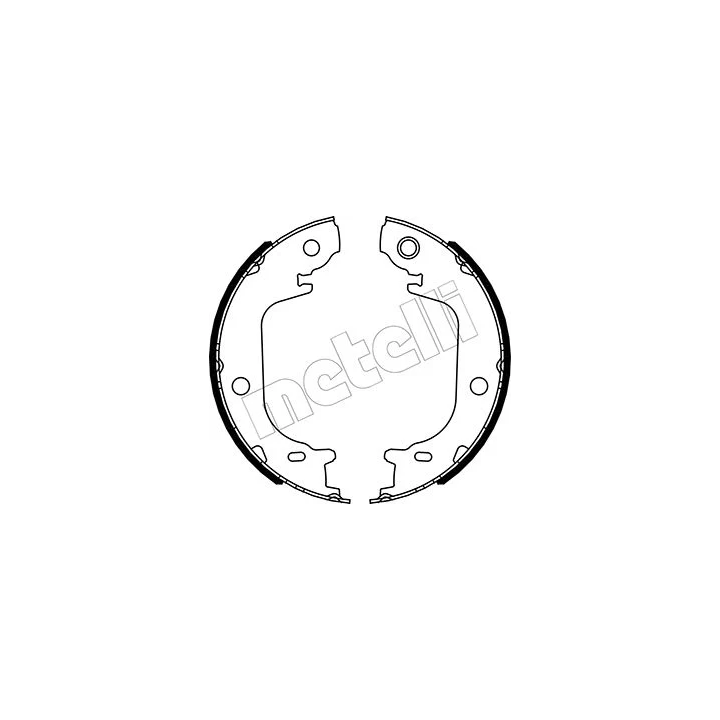Toyota Prius Brake Shoe Set, parking brake METELLI 53-0644 | PriusParts.lt