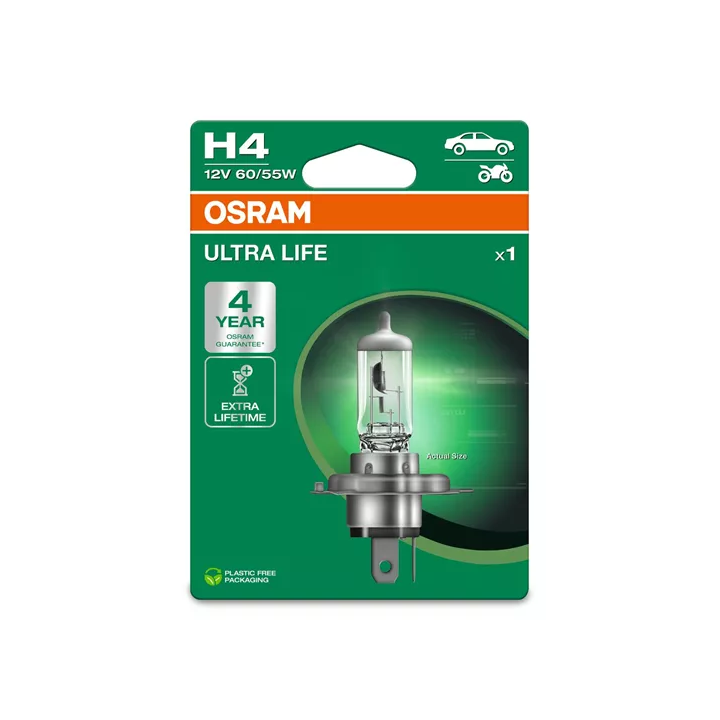 Prius II (XW20) 2003–2009 Bulb, high beam headlight AMS-OSRAM 64193ULT-1BL | PriusParts.lt