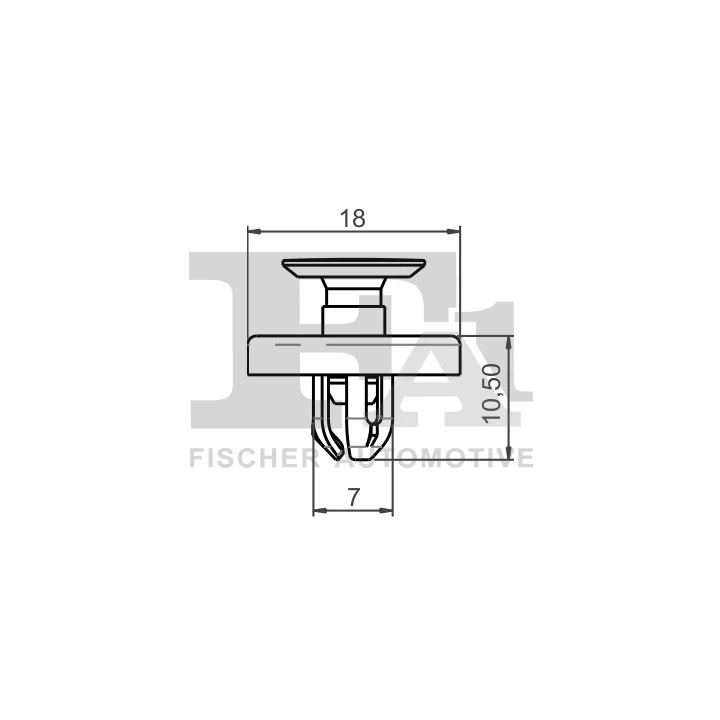 Toyota Prius Apdailos tvirtinimo spaustukas FA1 FIS77-30008.5 | PriusParts.lt