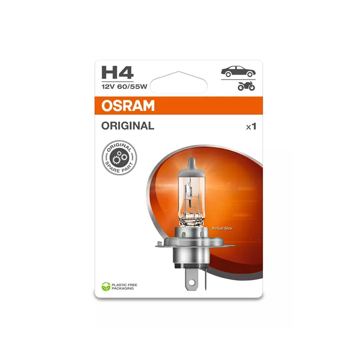 Prius II (XW20) 2003–2009 Bulb, high beam headlight AMS-OSRAM 64193-1BL | PriusParts.lt