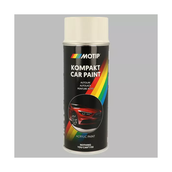 Akriliniai automobiliniai dažai MOTIP balti, aukšto blizgesio, 400 ml 45600 | PriusParts.lt