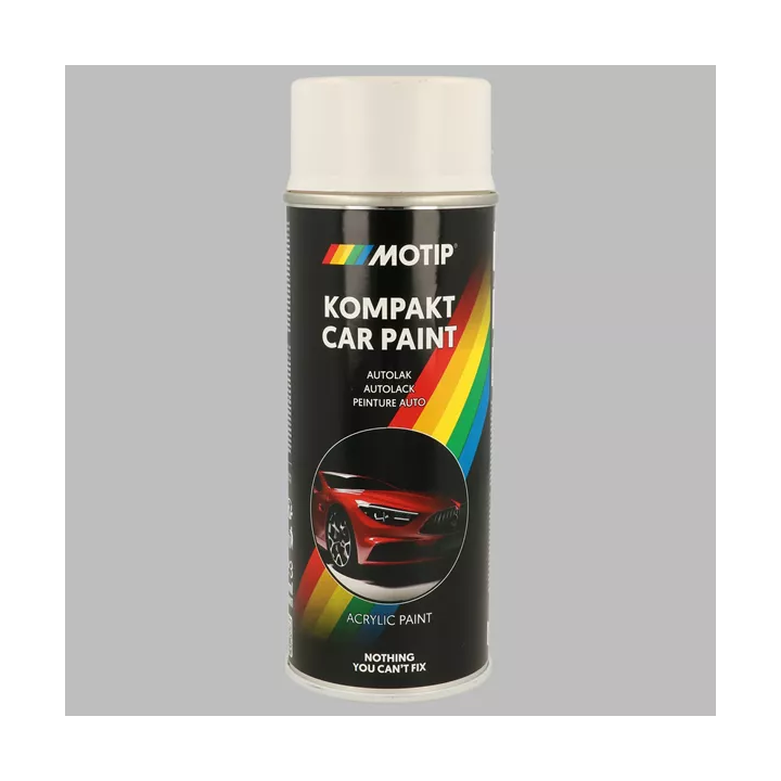 Akriliniai automobiliniai dažai MOTIP balti, aukšto blizgesio, 400 ml 45335 | PriusParts.lt