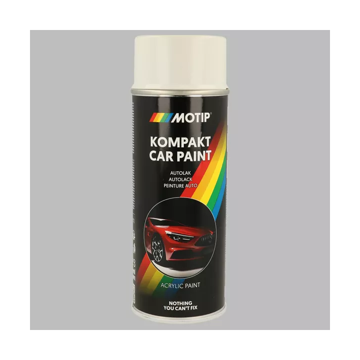 Akriliniai automobiliniai dažai MOTIP balti, aukšto blizgesio, 400 ml 45295 | PriusParts.lt