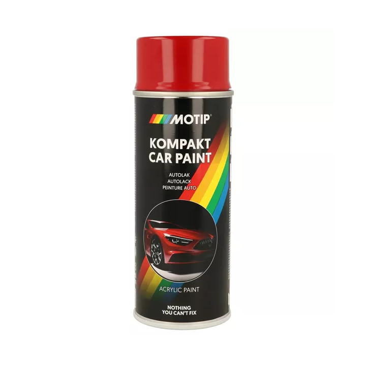 Akriliniai automobiliniai dažai MOTIP raudoni, aukšto blizgesio, 400 ml 41410 | PriusParts.lt