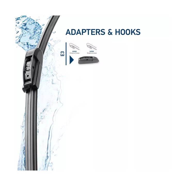 Prius I (XW10) 1997–2003 Wiper Blade HELLA 9XW 358 164-281 | PriusParts.lt