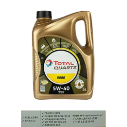 Engine Oil TOTALENERGIES 5W-40 QUARTZ 9000 5 L 2216273 | PriusParts.lt