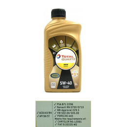 Variklinė alyva TOTALENERGIES 5W-40 QUARTZ 9000 1 L 2229707 | PriusParts.lt