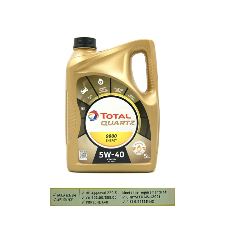 Variklinė alyva TOTALENERGIES 5W-40 QUARTZ 9000 ENERGY K 5 L 2198206 | PriusParts.lt