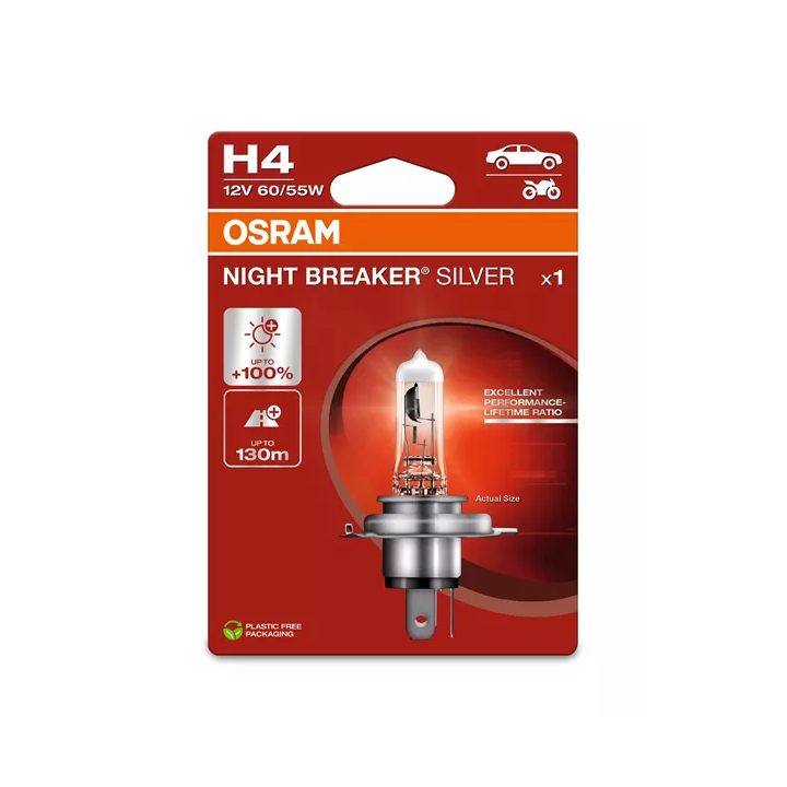 Prius II (XW20) 2003–2009 Bulb, high beam headlight AMS-OSRAM 64193NBS-1BL | PriusParts.lt