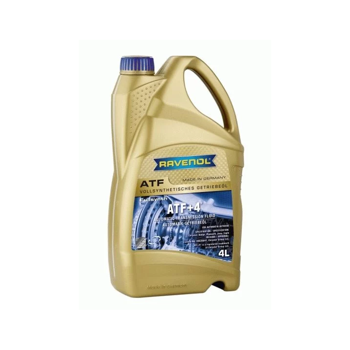 Automatic Transmission Fluid RAVENOL ATF 4+ FLUID 4 L 1211100-004-01-999 | PriusParts.lt