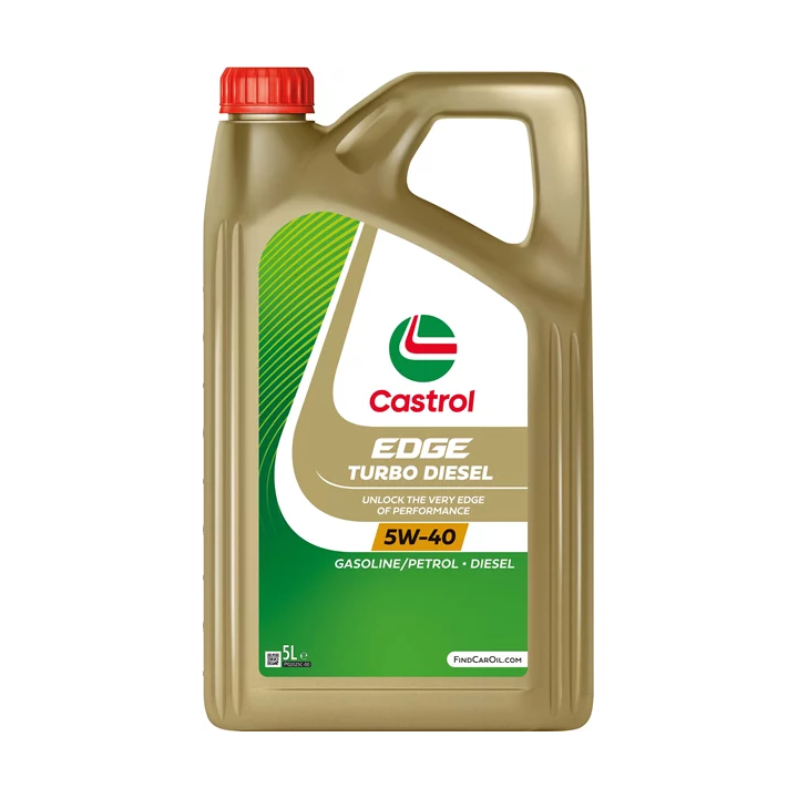 Variklinė alyva CASTROL 5W-40 EDGE T.DIESEL 5 L 15F81B | PriusParts.lt