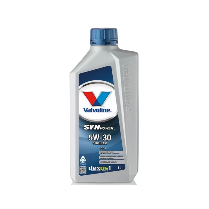 Engine Oil VALVOLINE 5W-30 SYNPOWER DX1 1 L 885852 | PriusParts.lt