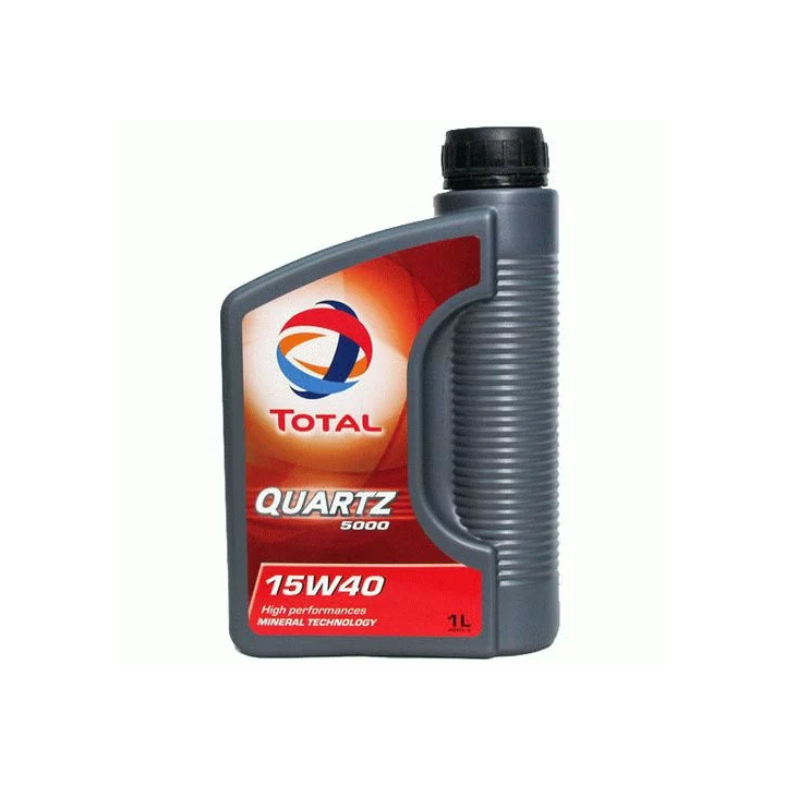 Variklinė alyva TOTALENERGIES 15W-40 QUARTZ 5000 1 L 213763 | PriusParts.lt