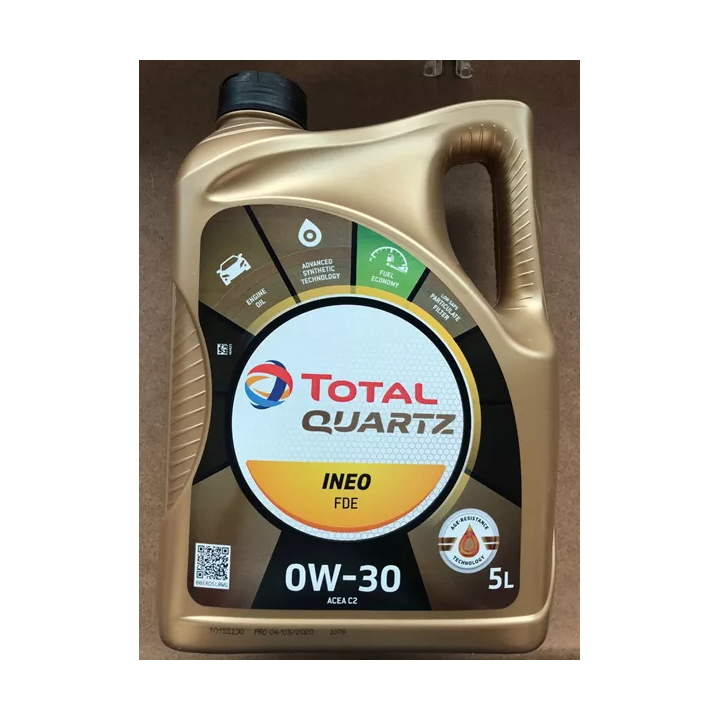 Variklinė alyva TOTALENERGIES 0W-30 INEO FDE 5 L 216187 | PriusParts.lt