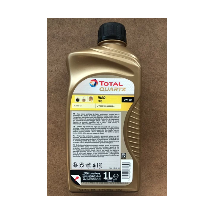 Engine Oil TOTALENERGIES 0W-30 INEO FDE 1 L 216186 | PriusParts.lt