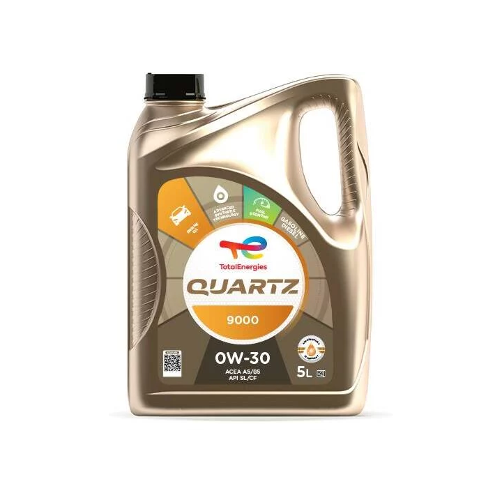 Engine Oil TOTALENERGIES 0W-30 QUARTZ FUEL ECO 9000 5 L 214297 | PriusParts.lt