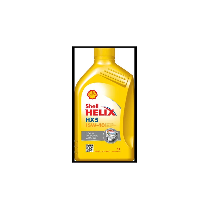 Engine Oil SHELL 15W-40 HELIX SUPER HX5 1 L 550046277 | PriusParts.lt